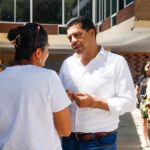 Visita Leo Montañez a vecinos de Calvillito