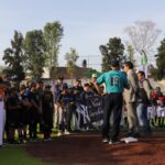 Realiza Leo Montañez declaratoria inaugural de la Liga de Béisbol Municipal