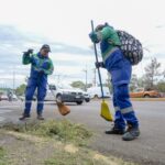 Municipio lleva a cabo operativo de mantenimiento y rehabilitación en primer anillo de Circunvalación