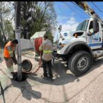 Continúa MIAA con trabajos intensivos de mantenimiento de alcantarillado sanitario