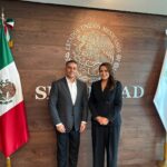 Acuerdan Tere Jiménez y Omar García Harfuch fortalecer estrategia de seguridad 