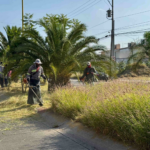 Realiza Municipio de Aguascalientes mega operativo de desmalezado y limpieza en la Av. Mariano Escobedo
