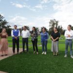 Supervisa Leo Montañez creación de cancha de pasto sintético de medidas profesionales en la López Portillo